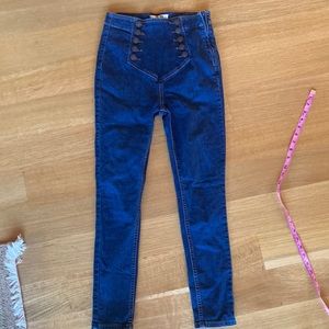 We the free denim high rise size 27
